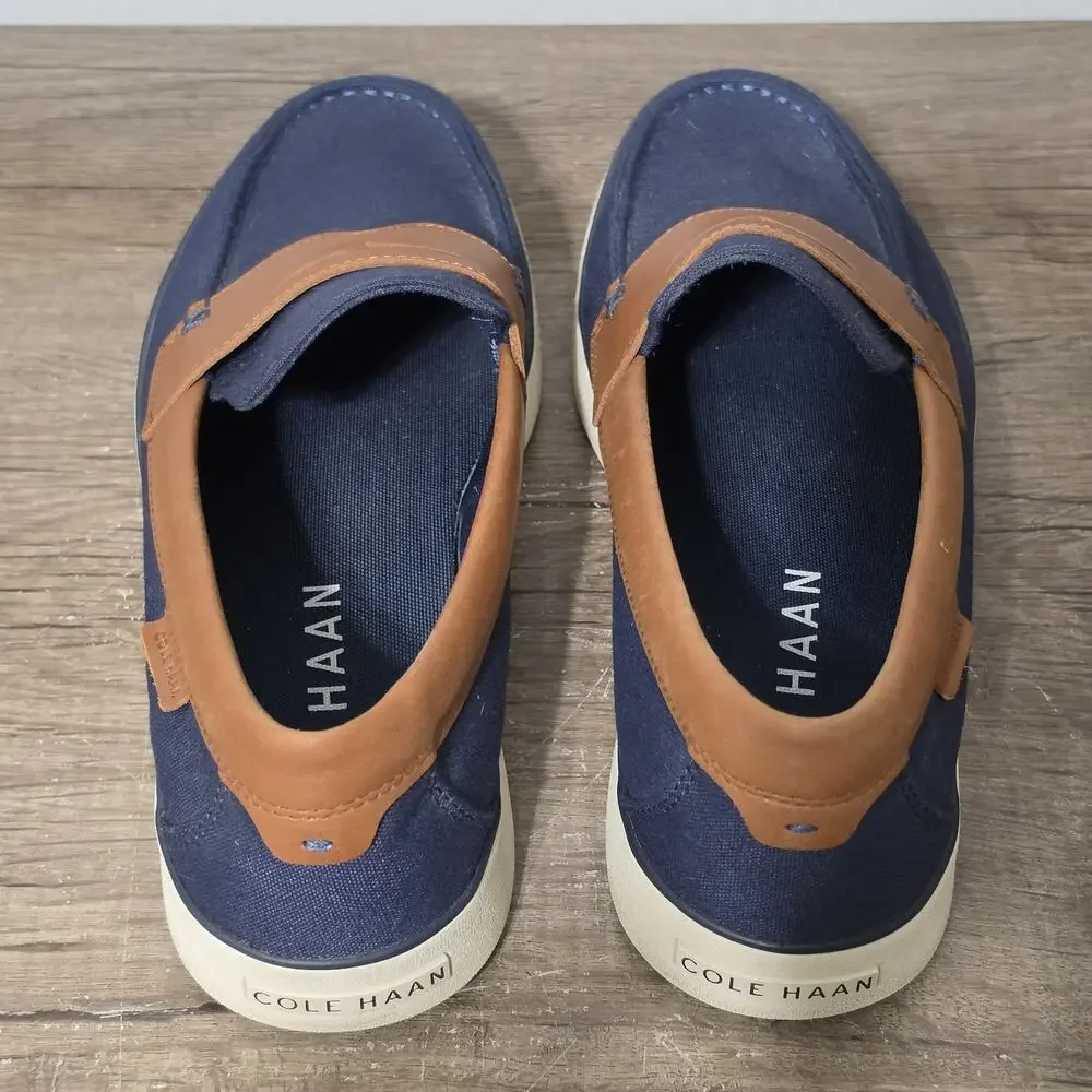 Cole Haan Nantucket 2.0 Men's Slip-On Penny Loafers Shoes Size 11.5 Blue